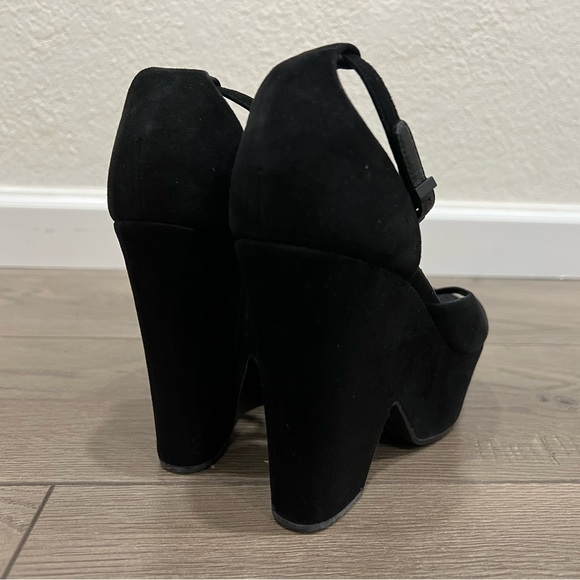 Celine black block platform heels Sz.38 - Picture 5 of 11